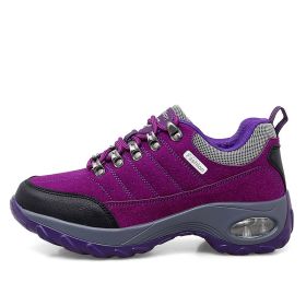 Sneakers Air Cushion Sole Casual Shoes (Option: Purple-36)