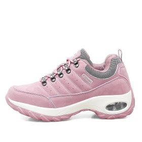 Sneakers Air Cushion Sole Casual Shoes (Option: Pink-36)