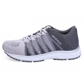 Leather Women's Sports Shoes Factory Direct Sales, Women's Hiking Shoes, Running Shoes (Option: Grey-37)