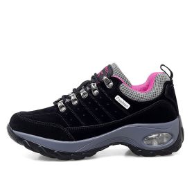 Sneakers Air Cushion Sole Casual Shoes (Option: Black-36)