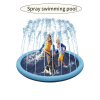 1pc Water Spray Mat, Water Spray Swimming Pool, Lawn Water Spray Play Mat, Folding Swimming Pool, Outdoor Water Spray Mat, Play Water Bath Pool, Infla