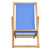 Folding Beach Chair Solid Teak Wood