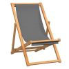 Folding Beach Chair Solid Teak Wood