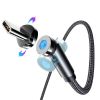 Magnetic Charging Cable; 540Â¬âˆž Rotation Magnetic Charging Cable; 3-In-1 Magnetic Phone Charger ; Charging Cable USB Magnet Charging Cable For IPhone/M