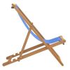 Folding Beach Chair Solid Teak Wood
