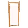 Folding Beach Chair Solid Teak Wood