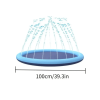 1pc Water Spray Mat, Water Spray Swimming Pool, Lawn Water Spray Play Mat, Folding Swimming Pool, Outdoor Water Spray Mat, Play Water Bath Pool, Infla
